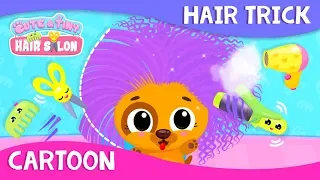 Best Hair Trick 🎀 Cartoon | Cute & Tiny Hair Salon | Mobile Games for Toddlers