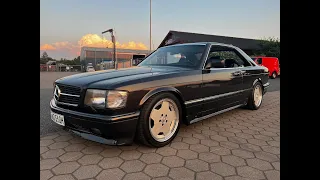 MERCEDES 560SEC AMG FROM AFFALTERBACH QUEEN SHOW MUST GO ON