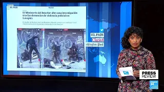 Watch: Spanish police's alleged violent arrest of two Black men sparks anger • FRANCE 24 English