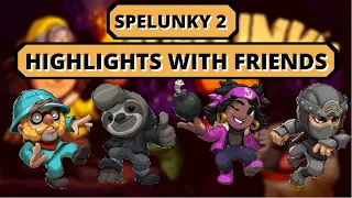 Spelunky 2 Streaming With Friends! Funny Moments Highlights!