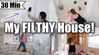 FILTHY HOUSE CLEANING MOTIVATION | CLEAN WITH ME 202