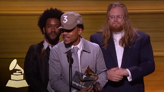 Chance the Rapper Wins Best New Artist | Acceptance Speech | 59th GRAMMYs