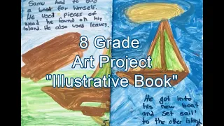8 Grade Art Project - Illustrative Book