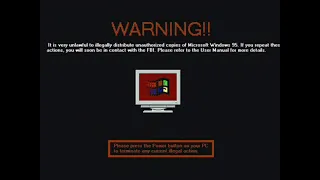 (REDUX!) Microsoft Windows 95 RTM Anti-Piracy Screen (1995)