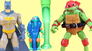 Teenage Mutant Ninja Turtles Mutant Mayhem Slime Rescue | Batman For Kids Adventure