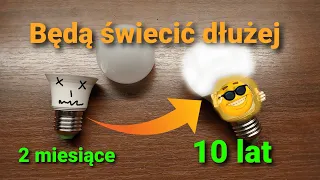 Jak przedłużyć żywotność żarówki LED?