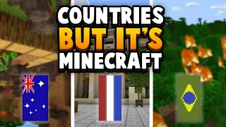 Countries Explained With Minecraft Villages