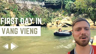 Vang Vieng Vlog 🎥 💦 | Vang Vieng Day 1 | Laos Travel Video