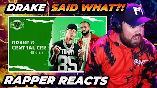 RAPPER REACTS to Drake & Central Cee "On The Radar" Freestyle