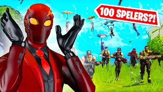 100 SPELERS JAGEN OP ONS in Fortnite *WOW*