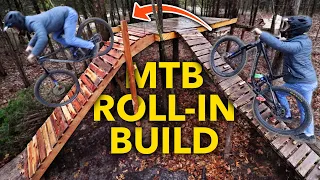 Building a BACKYARD Bike Roll-in!