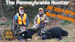 THREE BEARS IN ONE DAY!!! Epic PA Bear Drives!!! PA 2021 Rifle Bear Hunting