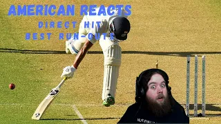 American Reacts To Direct Hit! Some of the best run-outs in recent years