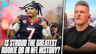 CJ Stroud Is Cementing Himself As The Best Rookie QB The NFL Has Ever Seen | Pat McAfee Reacts