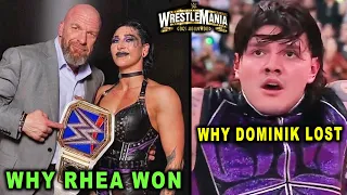 Why Rhea Ripley Won & Why Dominik Mysterio Lost at WrestleMania 39 - WWE News April 2023
