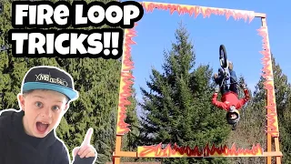 BMX FIRE LOOP Trick Challenge!!