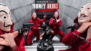 Parkour MONEY HEIST Escape POLICE CHASE In REAL LIFE Ver4.2| Epic Live Action POV