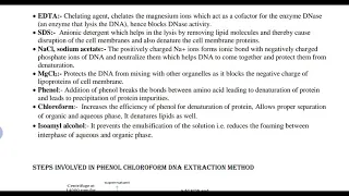 Phenol chloroform DNA extraction method