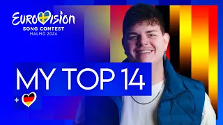 Eurovision 2024  - Top 14 (NEW: 🇩🇪)