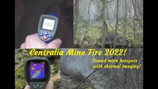 Centralia Mine Fire Still Burns In 2022! Thermal Camera Exposes More Hot Vents And Spots!