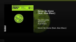 David Guetta & MORTEN Feat. Aloe Blacc - Never Be Alone