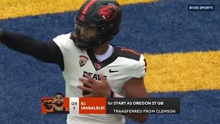 CFB on CBS intro Oregon State at San Jose State