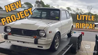 HONDA CIVIC B16A SWAP 1970s BUILD PROJECT LITTLE RIPPA