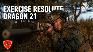 US Marines and Japanese Troops Training Together During Resolute Dragon 21