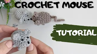 Crochet mouse. How to crochet an amigurumi mouse. Easy cat toys