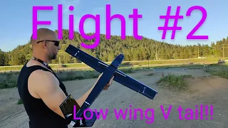 One of the fastest foam board airplanes?? Low wing V tail. #fast