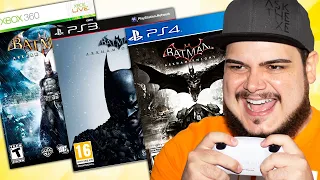 Jogando TODOS os BATMAN ARKHAM em 1 único vídeo!