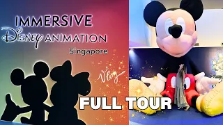 Immersive Disney Animation Singapore full tour #disney100