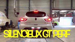 Clio IV RS phase 2 silencieux GT Perf VS inter + silencieux GT Perf