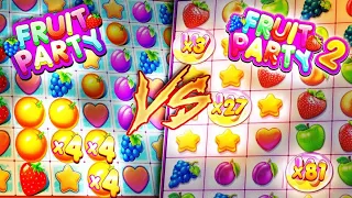 INSANE BONUS BUYS 🍓 FRUIT PARTY 1 vs. FRUIT PARTY 2