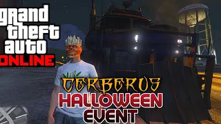 I SURVIVED THE ATTACK BY CERBERUS WITH A 2 STAR WANTED LEVEL IN GTA ONLINE HALLOWEEN EVENT