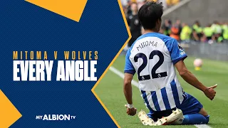 Every Angle: Mitoma's Superb SOLO Goal Against Wolves
