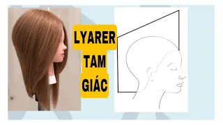 phương pháp layer tam giác full bài ( khoá cắt tóc cơ bản)
