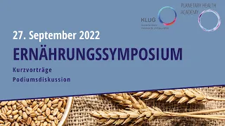 Ernährungssymposium 27.09.2022