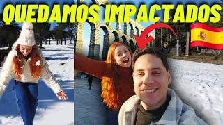 😱PRIMERA VEZ CONOCIENDO LA NIEVE 🇪🇦