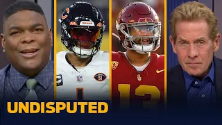 Bears beat Vikings: Should CHI stick with Justin Fields or draft Caleb Williams? | NFL | UNDISPUTED