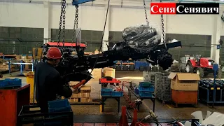 Завод Донг Фенг (Dongfeng), как собирают минитрактор ДонгФенг 244 (Dongfeng 244) часть№14"ДФ244-404"