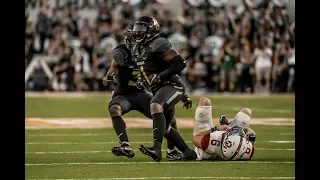 Taylor Young sacks Baker Mayfield, Baylor v OU 2017