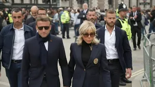 France's Macron arrives in London ahead of Queen Elizabeth II's funeral | AFP
