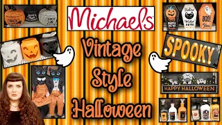 🔸️CODE ORANGE🔸️ Vintage Style 🎃Halloween🎃 At MICHAELS 🧡Shop With Me🧡