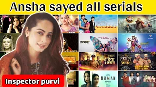 Ansha sayed new tv serial | cid inspector purvi all serials | Ansha sayed ka serial #anshasayed #cid