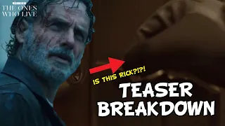 The Walking Dead: The Ones Who Live Teaser 'Rick Grimes CRM Soldier Reveal?' Breakdown