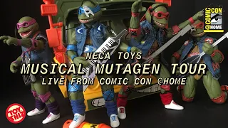 COMIC CON @HOME Exclusive NECA Toys TMNT MUSICAL MUTAGEN TOUR Boxset