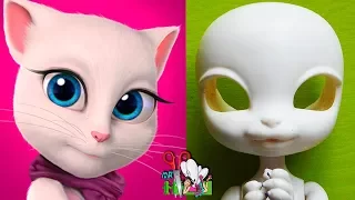 ГОВОРЯЩАЯ АНДЖЕЛА/КУКЛА-КОШКА/ГЛАЗА/ООАК/часть4/My Talking Angela/Muza Rukodeliya 🌺