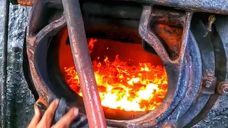 India's Old Steam Engine In On Condition | भारत का पुराना भाप इंजन चालू स्थिति में in Rewari Haryana