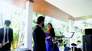 Wedding එකේදී මනමාලි මනලෝලී මනමාලියේ සිංදුව කියපු ලස්සන - Manaloli Manamaliye Song